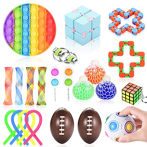 Nestling Toy Pack,Stress Relief Fdiget Toys Set Antiestrés para la concentración y la calma, alivio del estrés y juguetes sensoriales antiansiedad para niños y adultos (22pcs)