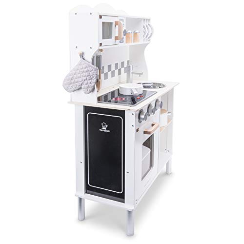 New Classic Toys Kitchenette-Modern-Electric Cooking-White, Color Blanco (11068)