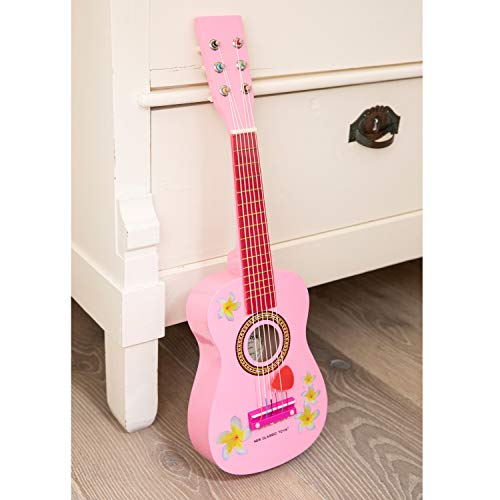 New Classic Toys Toys-10348 Guitarra para niños (NCT-0348) (Importado), Color Azul con Notas Musicales