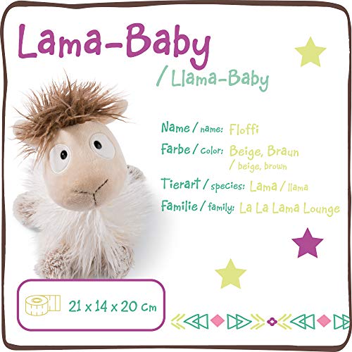 NICI- Peluche Llama bebé Floffi, 20cm (45405)