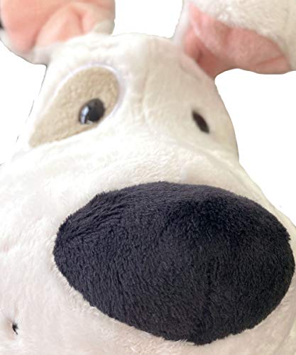 NICI- Peluche Perro Love con corazón 27cm, Color Blanco (46077)