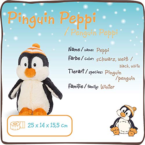 NICI-Peluche pingüino Peppi 25cm, (45729)