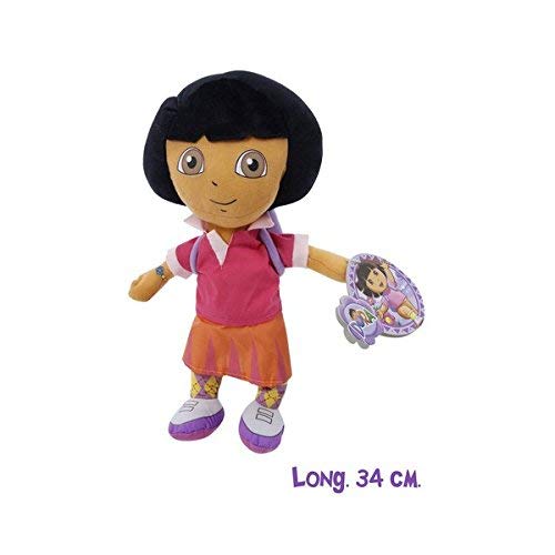 Nickelodeon Peluche Dora Exploradora Con Mochila 34 Centimetros Calidad soft