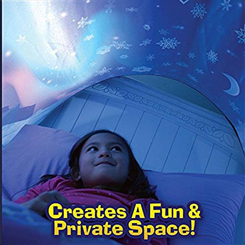 Nifogo Tiendas de ensueño, Carpa de Ensueño Wizard World, fantasía Interior de la Cama Redes de Regalo, Children Cama Tienda de Campaña (Blanca Nieve revoloteando-2)