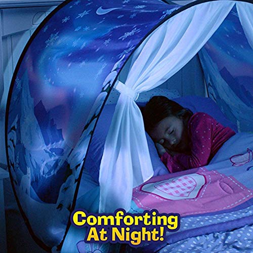 Nifogo Tiendas de ensueño, Carpa de Ensueño Wizard World, fantasía Interior de la Cama Redes de Regalo, Children Cama Tienda de Campaña (Blanca Nieve revoloteando-2)