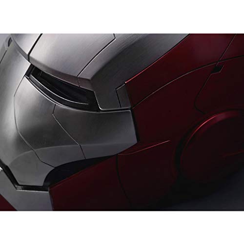 nihiug 1 / 1MK5 de acción en Vivo de Control de Voz Casco de la máscara de Iron Man/Apertura Manual/Cierre/Modelo portátil de Control Remoto Incluye Plataforma, Helmet-OneSize