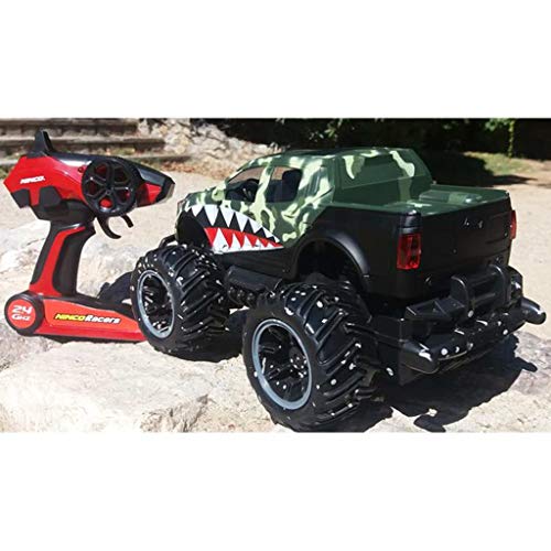 Ninco Ranger Monster Truck teledirigido Con luces. 2.4GHz negro. Medidas: 30 cm x 19 cm x 16 cm, color verde NH93120