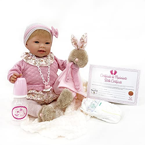 Nines Artesanals d'Onil R/1035 - Muñeca Tita Reborn con accesorios