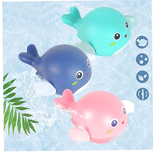 Niños Baño Juguetes Dibujos animados Dolphin Clockwork Toy Natación Animal Floating Toy Blue Baby Care Products