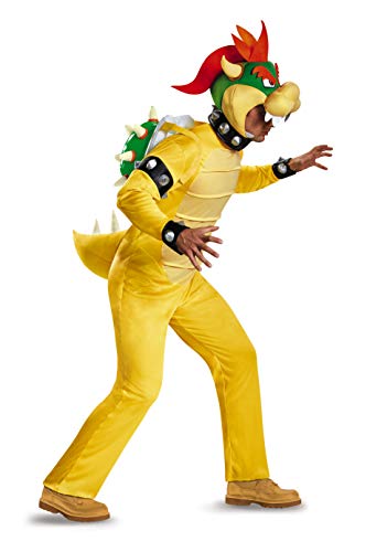 Nintendo Super Mario Bros- Deluxe Bowser Disfraz, Color, Extra-Large (Disguise DIS85174D)