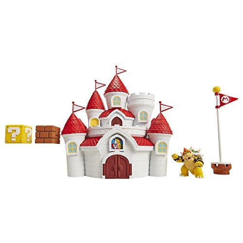 Nintendo, Super Mario Playset Castillo del Reino Champiñón, Multicolor