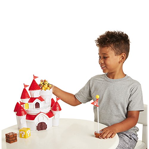 Nintendo, Super Mario Playset Castillo del Reino Champiñón, Multicolor