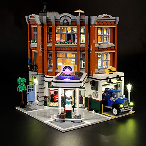 Nlne Conjunto De Luces para (Creator Expert Taller De La Esquina) Modelo De Construcción De Bloques - Kit De Luz LED Compatible con Lego 10264 (NO Incluido En El Modelo)