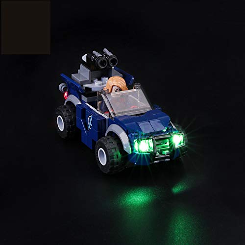 Nlne Conjunto De Luces para (Super Heroes Batalla En El Complejo De Los Vengadores) Modelo De Construcción De Bloques - Kit De Luz LED Compatible con Lego 76131 (NO Incluido En El Modelo)