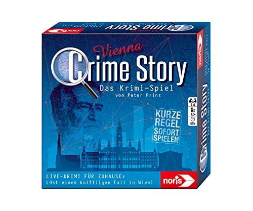 Noris 606201888 Crime Story Vienna Das Detektiv Spiel-Story - Juego de Cartas de Krimi basado en el Juicio sobre Viena (a Partir de 12 años)