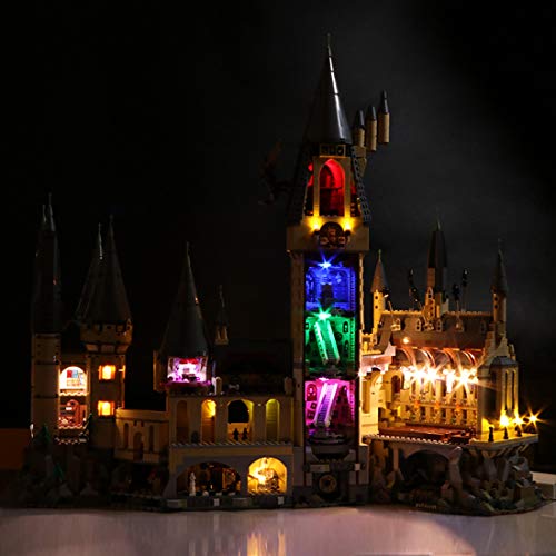 NURICH Juego de luces para Lego 71043 Castillo Hogwarts de Harry Potter (USB, compatible con Lego 71043)