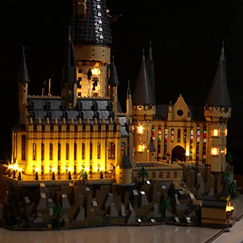 NURICH Juego de luces para Lego 71043 Castillo Hogwarts de Harry Potter (USB, compatible con Lego 71043)