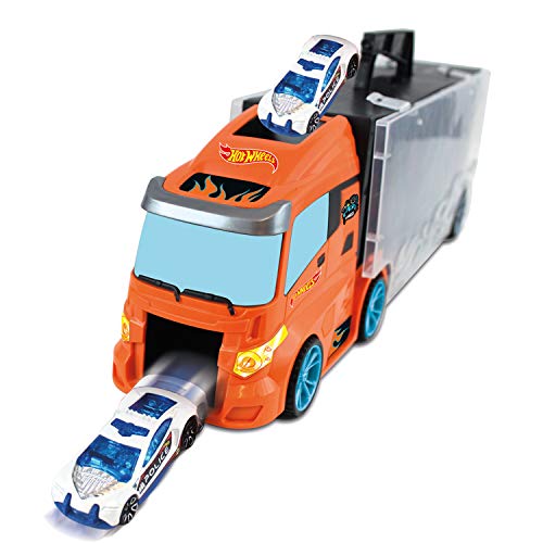 ODS- Transporter 40 Hot Wheels - Maletín con coche original incluido, color azul (42041)