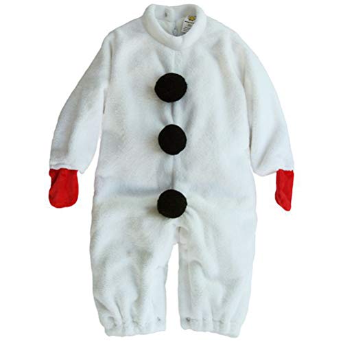 Odziezet Navidad Conjunto Bebé Niño Niña Papá Noel Elf Reno Muñeco de Nieve Ropa Disfraz 4 PCS Sombrero + Traje + Zapatos + Bufanda 0-2 años