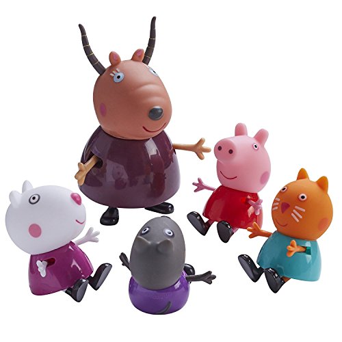 Officel Peppa Pig Playset De La Salle De Classe - Madame la Gazelle & Peppa Pig personnalités dont Peppa Pig & Amis