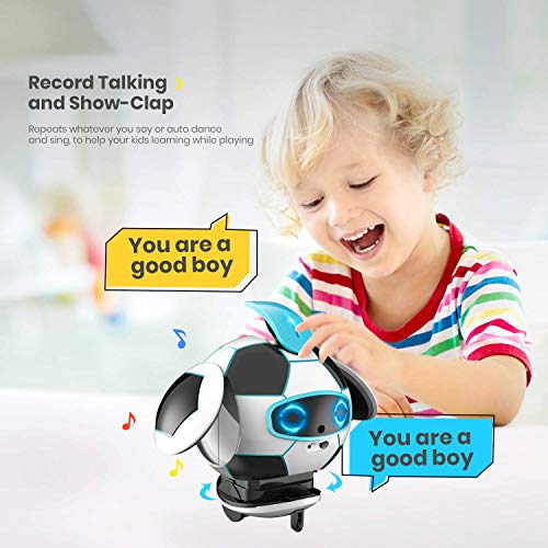 Ok K! Robot Inteligente, Robot Interactivo con Habla, Canto, Baile y deformación interactiva Grabación de Robot de fútbol, ​​percepción táctil y Aprendizaje Regalos para niños