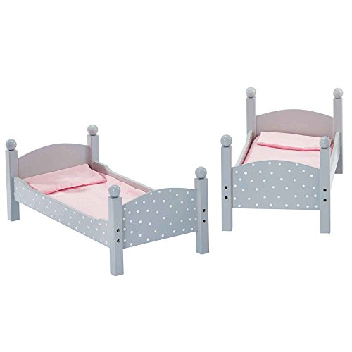 Olivia's Little World Litera De Madera para Muñecas & Accesorios Gris TD-0095AG