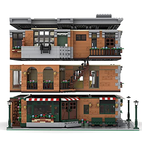 OLOK MOC-79570 4642 - Juego de construcción modular de 3 capas, compatible con Lego Creator