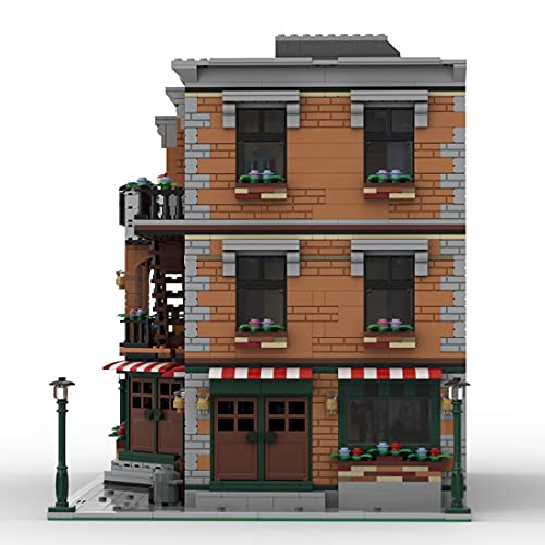 OLOK MOC-79570 4642 - Juego de construcción modular de 3 capas, compatible con Lego Creator