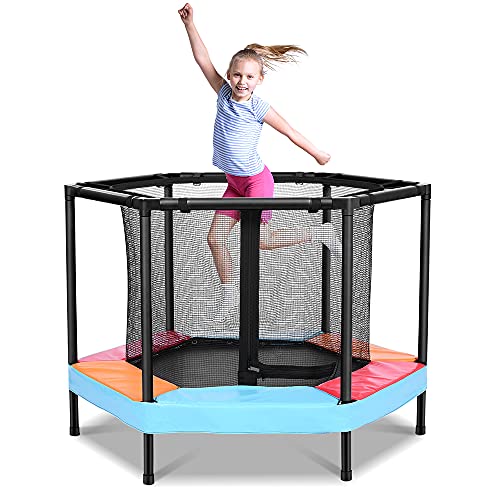 ONETWOFIT Cama Elástica, Cama Elástica para Niños, Trampolín Fitness Plegable, Trampolín niños Peso máximo 75 kg OT313