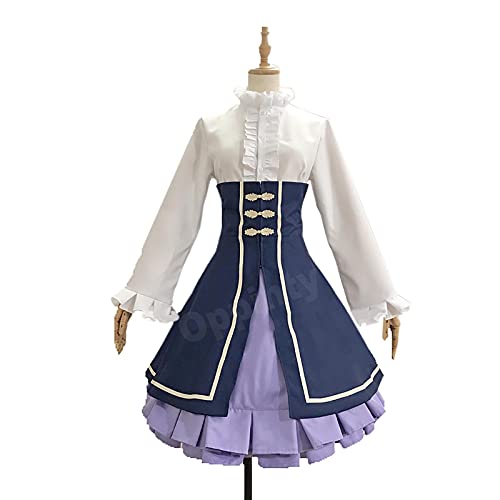 Oppinty Anime Fantasy Fantasy Celia Claire cosplay disfraces de Halloween vestido de Navidad traje S blanco