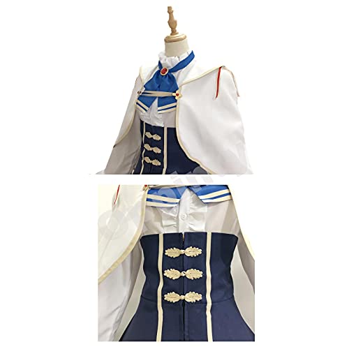 Oppinty Anime Fantasy Fantasy Celia Claire cosplay disfraces de Halloween vestido de Navidad traje S blanco