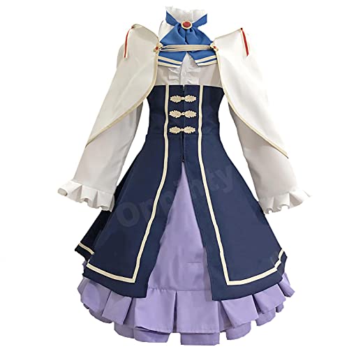 Oppinty Anime Fantasy Fantasy Celia Claire cosplay disfraces de Halloween vestido de Navidad traje S blanco