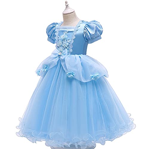 OPYTR Bottles for Lotion Princesa Cenicienta Vestido para niñas Niños Christmas Halloween Dress Up Disfraz Party Vestidos Elegantes con joyería Chal ( Color : Cinderella Dress 1 , Kid Size : 7-8T )