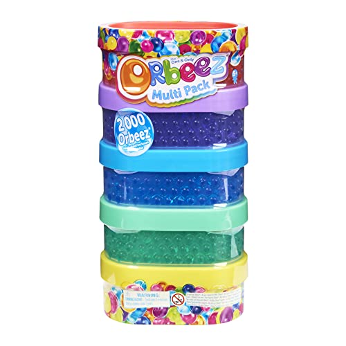 Orbeez 6061610, uno y Solo, Multipack con 2.000, Cuentas de Agua no tóxicas, Juguetes sensoriales para niños de 5 años en adelante