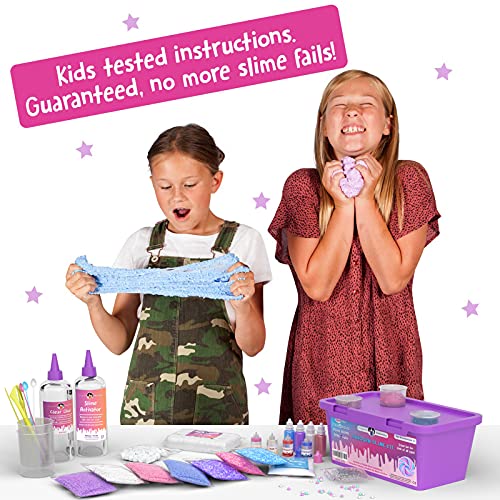 Original Stationery Unicorn Slime para Niñas, Niños - Kit Completo de Slime Kit - Regalos para niñas y niños - Slime Fluffy con Accesorios: Activador, Cola, Glitter, Arcilla Blanca