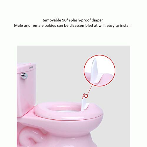 Orinal Bebé, El Inodoro Realista para IR Al Baño Se Ve Y Se Siente como Un Inodoro para Adultos para Niños Pequeños,Rosado