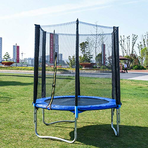 OUKANING Trampolín de jardín de 183 cm de diámetro. Cama elástica interior y exterior con un