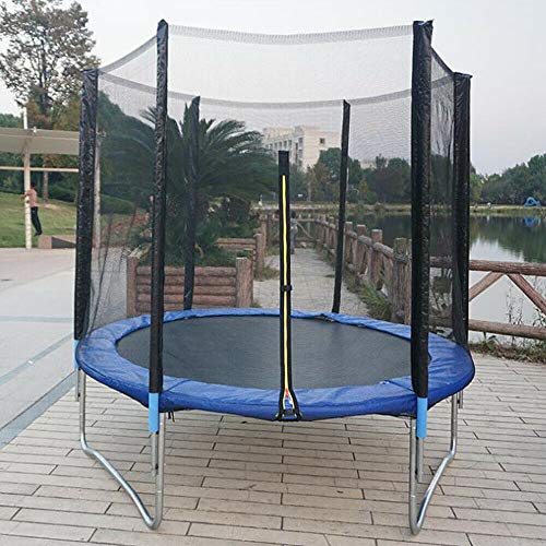 OUKANING Trampolín de jardín de 183 cm de diámetro. Cama elástica interior y exterior con un