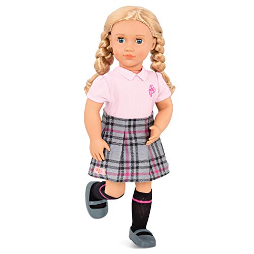 Our Generation- Muñeca Deluxe 46 cm – Hally, Color (Battat BD31285C1Z)