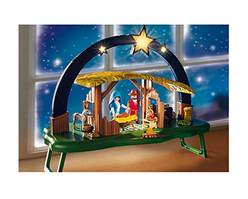 Outletdel ocio Belen Playmobil con Luz y Pesebre. 41 Piezas.