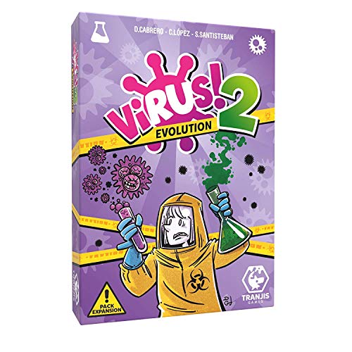 Outletdelocio Pack Juego de Cartas Virus + Virus 2 + 200 Fundas. Edicion Española. +8 años