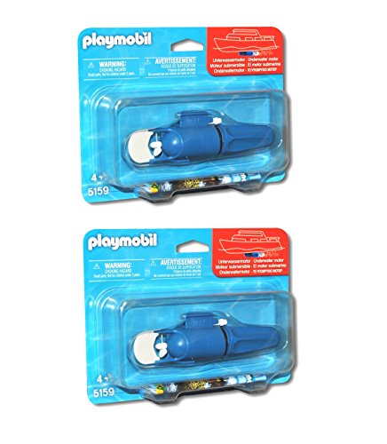 Outletdelocio. Playmobil 5159. Pack 2 Unidades Motor Submarino para Barcos, lanchas o submarinos de Playmobil.