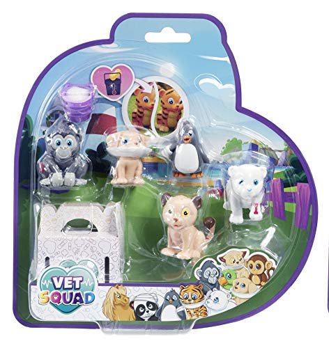 Pack de 5 Animales - Vet Squad