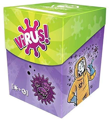 Pack Juego de Cartas Virus + Virus Halloween + 120 Fundas. Edicion Española. +8 años