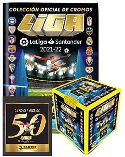 Panini 2ª Edicion - Album + Caja con 50 Sobres de la Liga Este 2021-2022