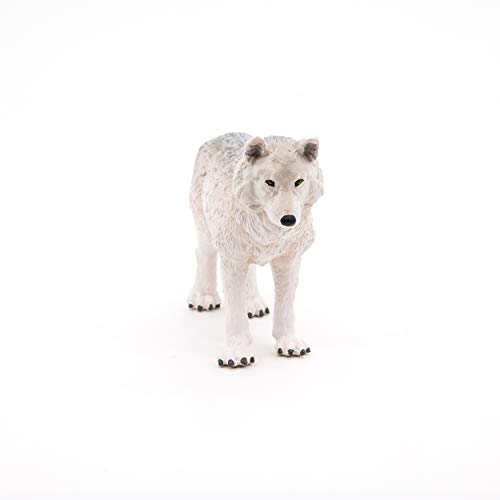 Papo Figura Lobo Polar 2,7X9,5X7,8CM, Multicolor (50195)