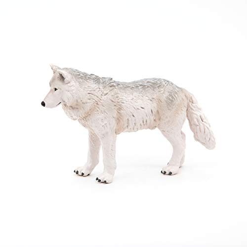 Papo Figura Lobo Polar 2,7X9,5X7,8CM, Multicolor (50195)