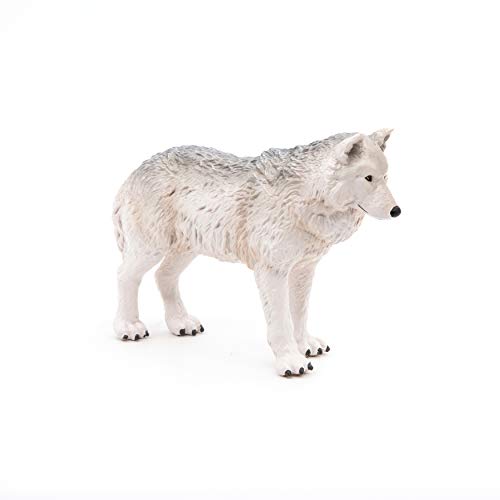 Papo Figura Lobo Polar 2,7X9,5X7,8CM, Multicolor (50195)