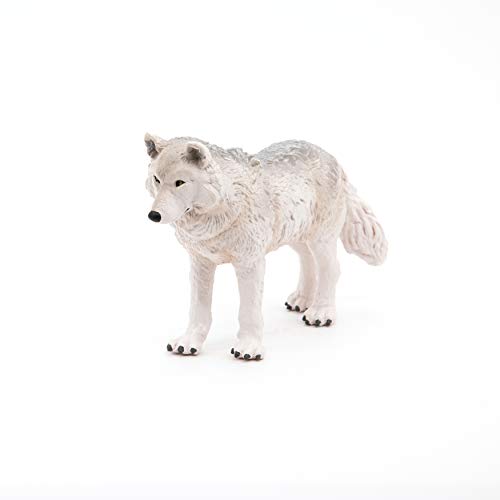 Papo Figura Lobo Polar 2,7X9,5X7,8CM, Multicolor (50195)