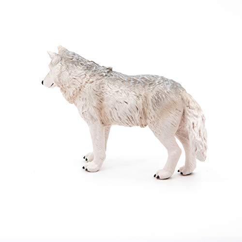 Papo Figura Lobo Polar 2,7X9,5X7,8CM, Multicolor (50195)